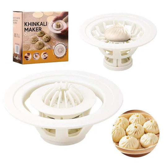 Popular Small Tools Jinkali Steamed Bun Mold, Dumpling Mold, Shaomai Tool, Steamed Bun Maker, Kitchen Gadgets - Expo GWhite4
