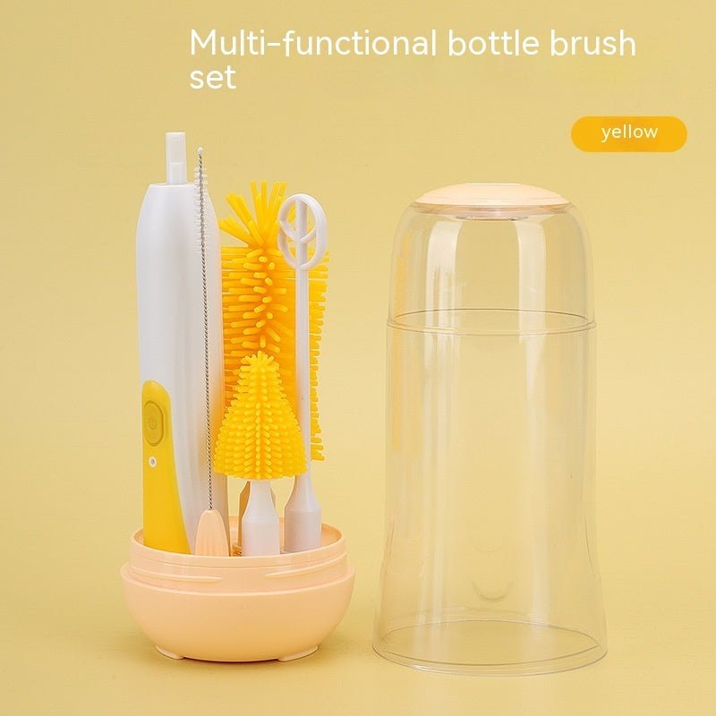 Silicone Nursing Bottle Cleaning Brush For Babies - Expo G010 Yellow SuitUSB0