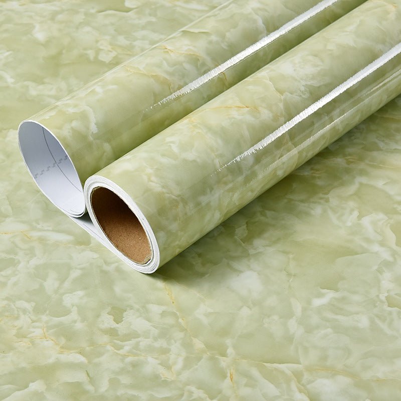 Imitation Marble Pattern Waterproof And High Temperature Resistant Kitchen Furniture Renovation Wallpaper - Expo GGreen60x200CM0