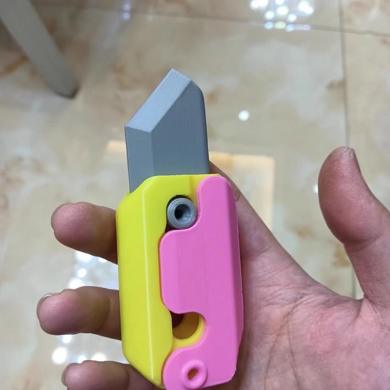 3D Printing Gravity Cub Jumping Small Radish Knife Mini Model Student Prize Pendant Decompression Toy For Children Gift - Expo GOrange Purple Green0