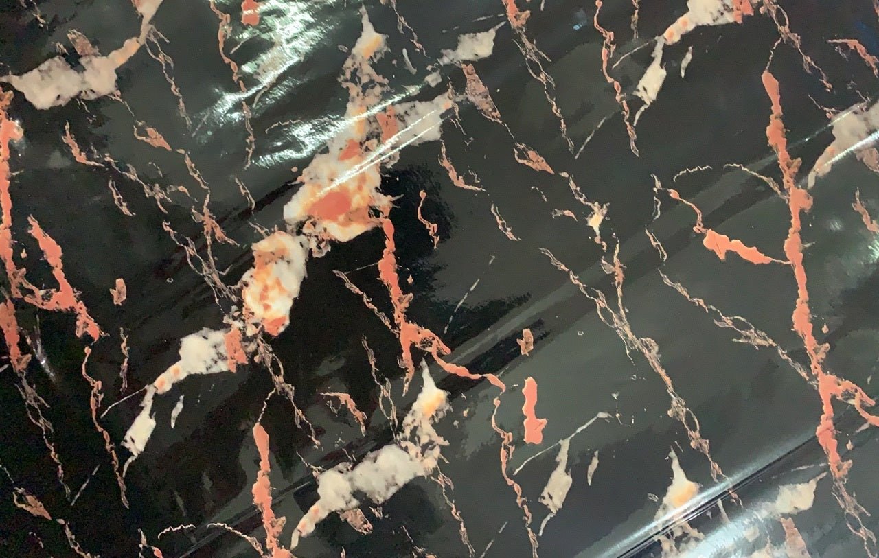Imitation Marble Pattern Waterproof And High Temperature Resistant Kitchen Furniture Renovation Wallpaper - Expo GBlack Red60x100CM0