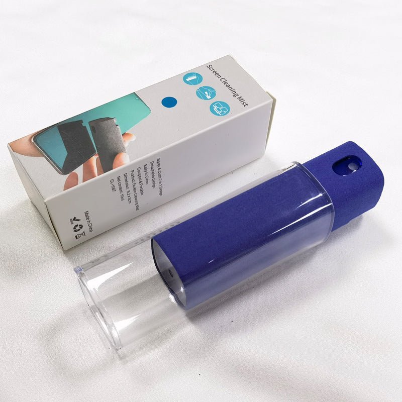 Mobile Phone Screen Cleaner Artifact Storage Integrated Mobile Phone Portable Computer Screen Cleaner Set - Expo GViolet BlueWith shell0