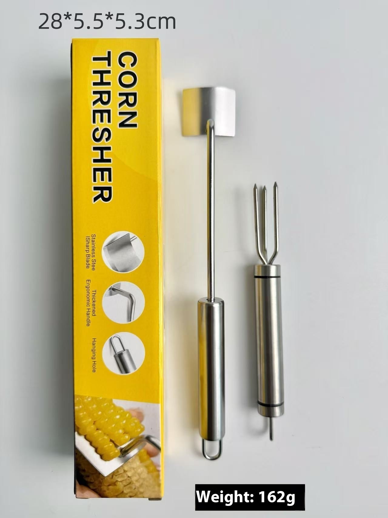 Stainless Steel Household Kitchen Multi - functional Corn Shovel - Expo GShovel And Fork Color Box0