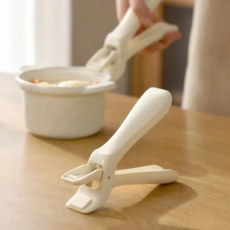 Hot Plate Gripper Clips Holder Tongs For Moving Hot Plate Bowls Pizza Pan Air Fryer Microwave Oven With Food Out - Expo GWhite4