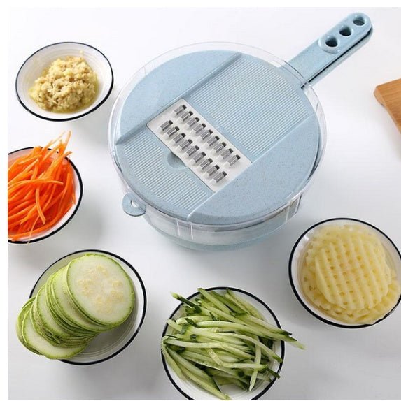 8 In 1 Mandoline Slicer Vegetable Slicer Potato Peeler Carrot Onion Grater With Strainer Vegetable Cutter Kitchen Accessories - Expo GPink2pcs0