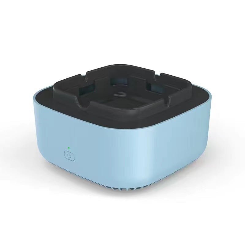 Smoke Removal Air Purification Ashtray Anion Purification Practical Automatic Purifier Ashtray Portable Gadgets For Car Ashtray - Expo GSquare Blue0