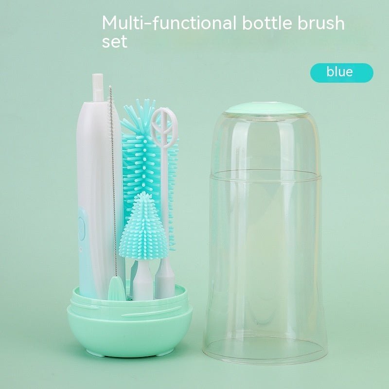 Silicone Nursing Bottle Cleaning Brush For Babies - Expo G010 Green SuitUSB0