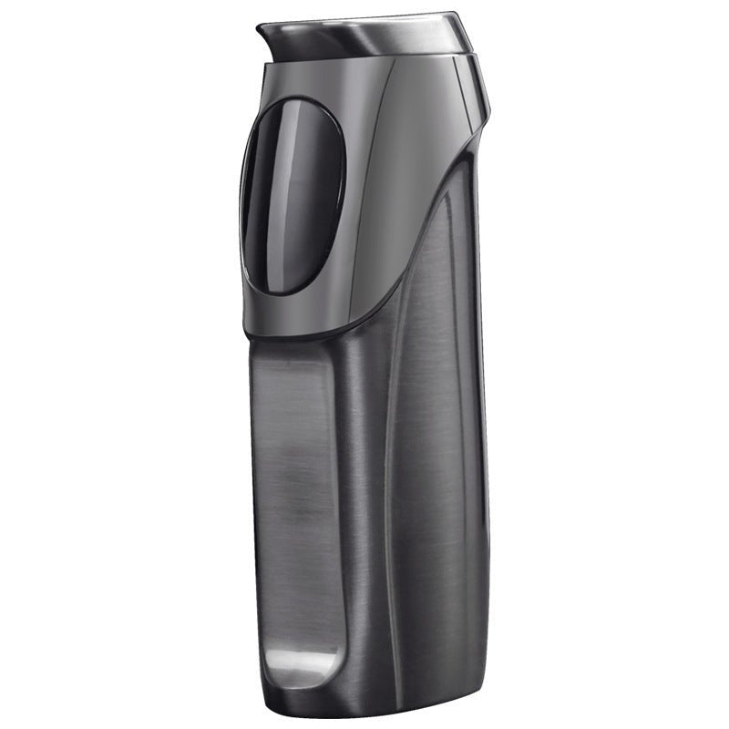 Rechargeable Gas Mixed Lighter Personality Dolphin - Expo GBlack Nickel BrushedUSB0