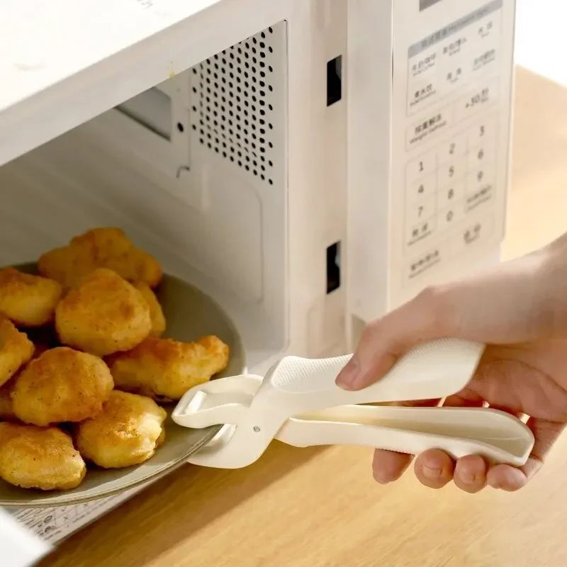 Hot Plate Gripper Clips Holder Tongs For Moving Hot Plate Bowls Pizza Pan Air Fryer Microwave Oven With Food Out - Expo GWhite4