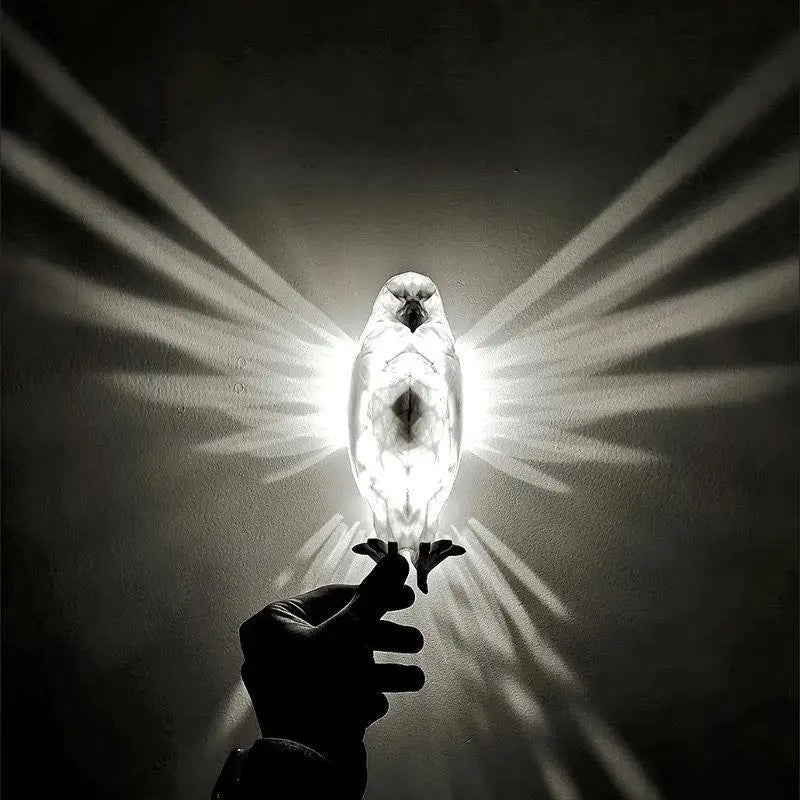 Modern Creative Bird Wall Lamp Owl Eagle Shape Projector Atmosphere Sconce Light 3D Print Body Animal Lighting Lustre Home Decor - Expo GEagle0