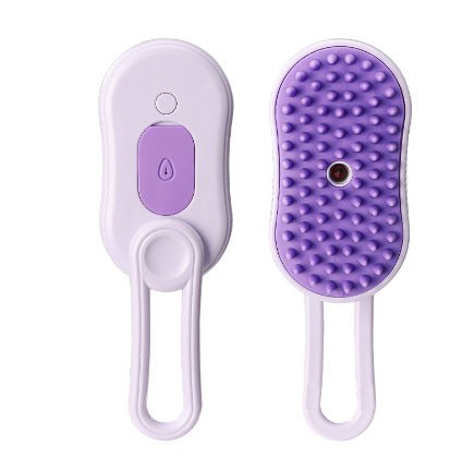 Cat Steam Brush Steamy Dog Brush 3 In 1 Electric Spray Cat Hair Brushes For Massage Pet Grooming Comb Hair Removal Combs Pet Products - Expo GPurpleUSB0