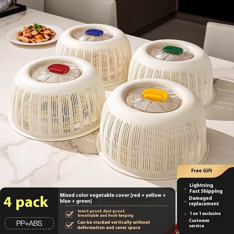 Vegetable Cover Food Table Meals Dust Cover - Expo G4 Pack Mixed Colors0