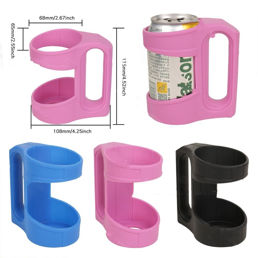Cans Ultra - thin Can Holder Silicone Cup Holder With Handle - Expo GBlackDrinkware