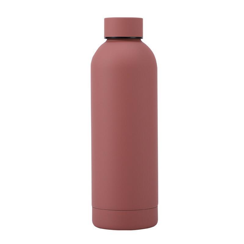 Stainless Steel Vacuum Cup Outdoor Portable Large Capacity Sports Water Bottle - Expo GSmoke Powder350ml0