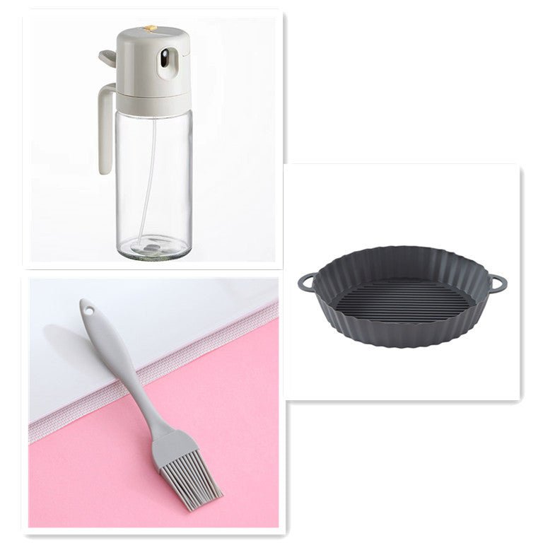 2 In 1 Oil Sprayer Bottle BBQ Cooking Oil Dispenser Olive Oil Pourers Sprayer Kitchen Baking Oil Mister Vinegar Bottle - Expo GSet1PC0