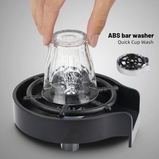 Bar Counter Cup Washer Sink High - pressure Spray Automatic Faucet Coffee Pitcher Wash Cup Tool Kitchen - Expo GWhite0