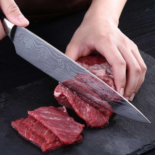 Slicing Knife Chef's Multipurpose Knife Cooking Knife - Expo GKnives and heel1 sets0