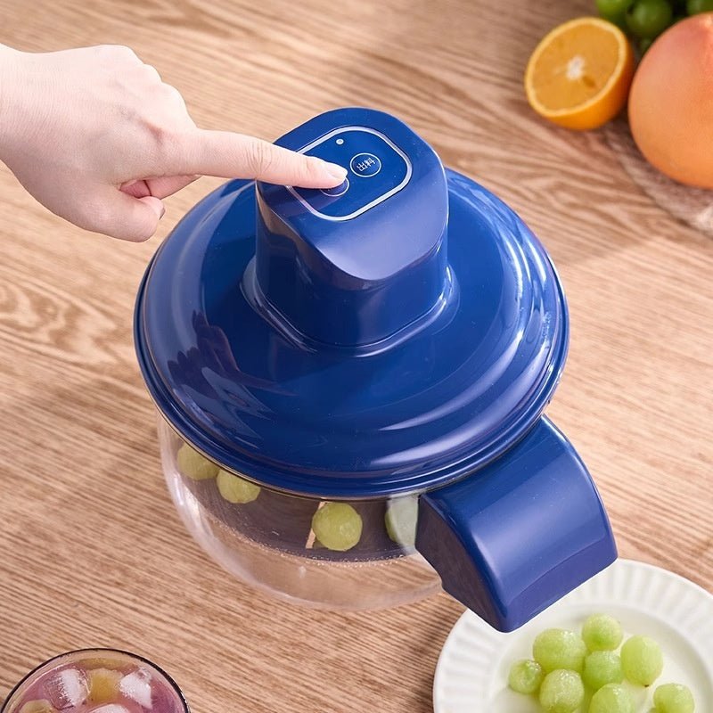 Automatic Electric Grape Peeler Electric Rechargeable Fruit Peeling Machine Hands - Free Skin Remover Home Kitchen Supplies Kitchen Gadgets - Expo GBlue0