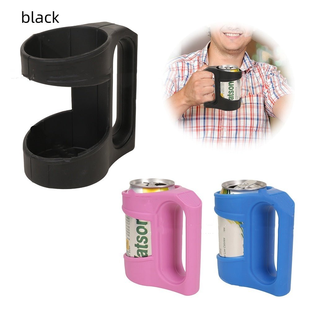 Cans Ultra - thin Can Holder Silicone Cup Holder With Handle - Expo GBlackDrinkware