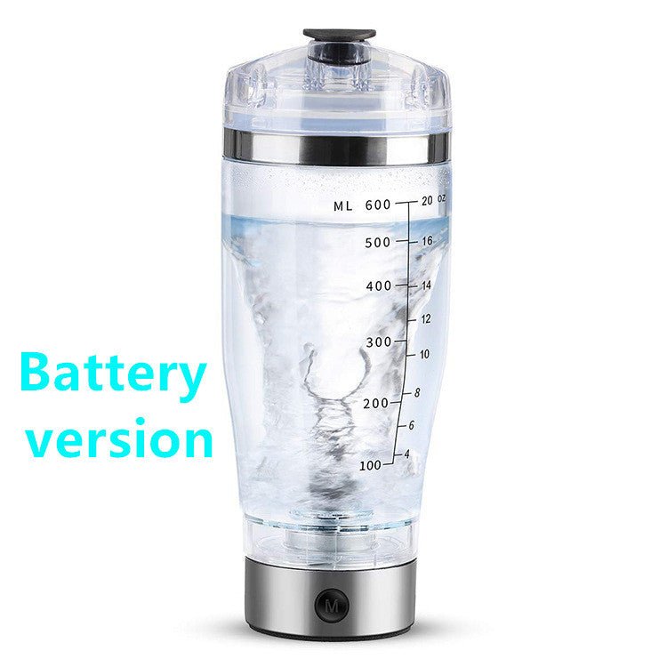 Electric Protein Shake Stirrer USB Shake Bottle Milk Coffee Blender Kettle Sports And Fitness Charging Electric Shaker Cup - Expo GWhiteUSB600ml0