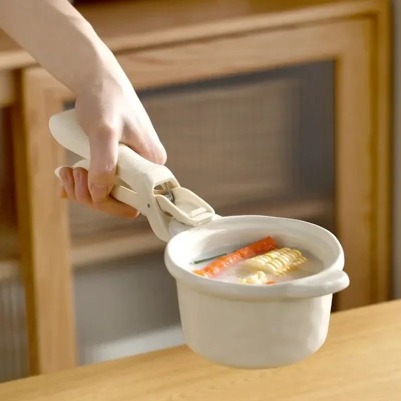 Hot Plate Gripper Clips Holder Tongs For Moving Hot Plate Bowls Pizza Pan Air Fryer Microwave Oven With Food Out - Expo GWhite4