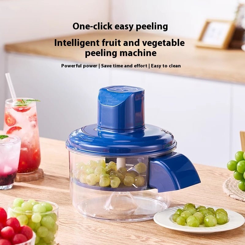 Automatic Electric Grape Peeler Electric Rechargeable Fruit Peeling Machine Hands - Free Skin Remover Home Kitchen Supplies Kitchen Gadgets - Expo GBlue0