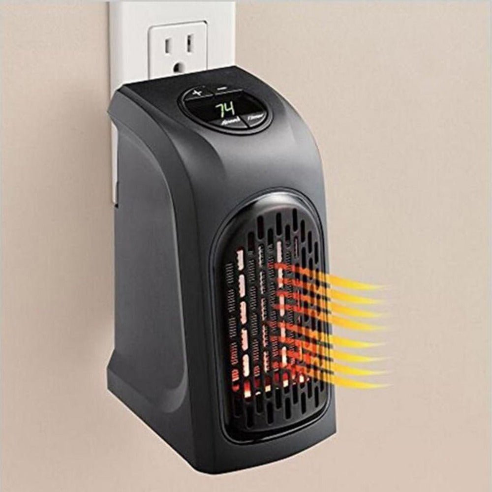 Winter Air Heater Fan Heater Electric Home Heaters Mini Room Air Wall Heater Ceramic Heating Warmer Fan For Home Office Camping - Expo GBlackUS0