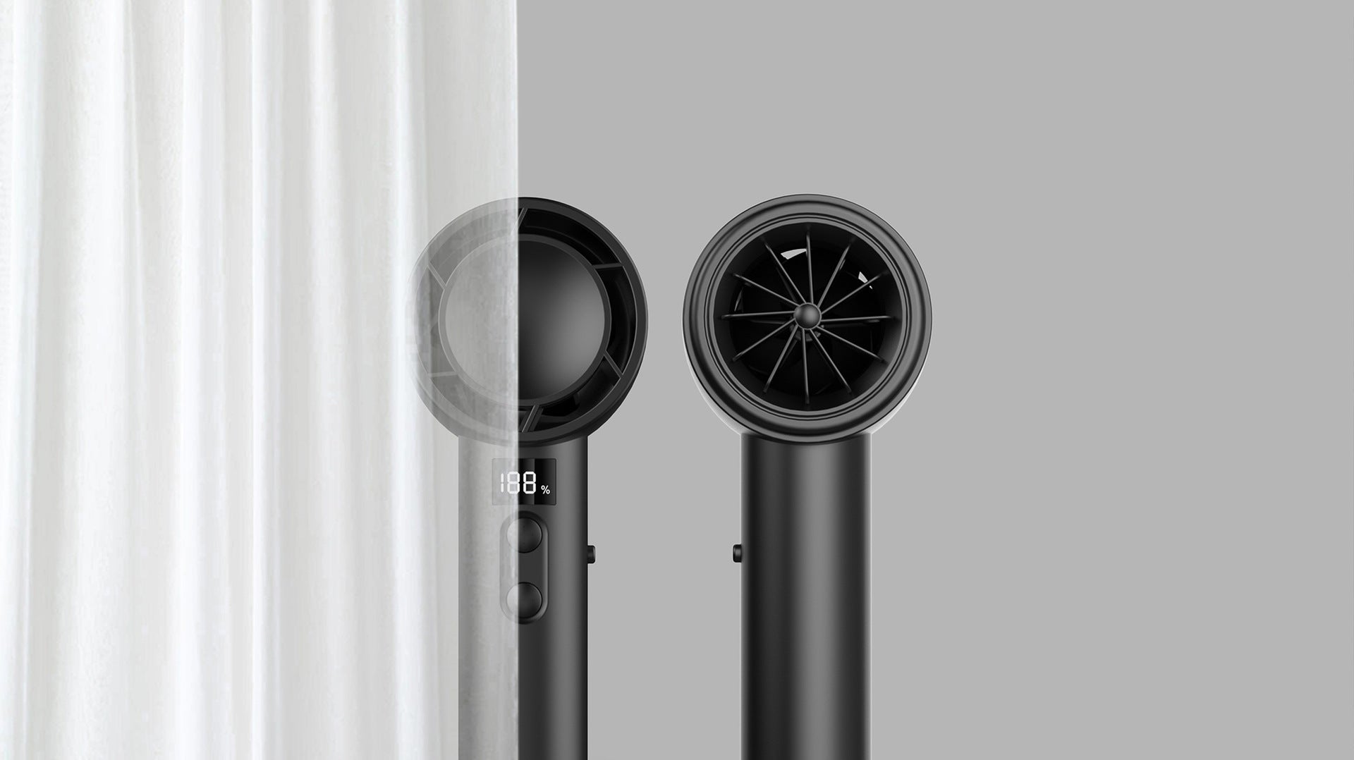 Handheld Fan USB Charging Desktop Mute - Expo GBlackUSB0