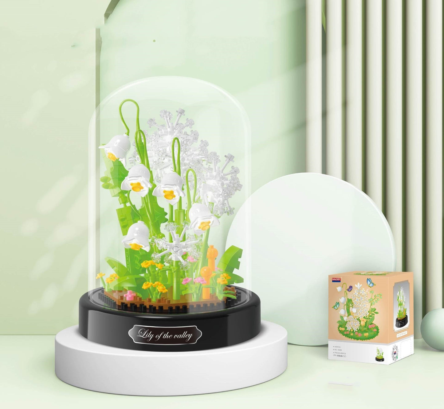 Small Particle Assembly Rose Decoration Toys - Expo GStyle 184970