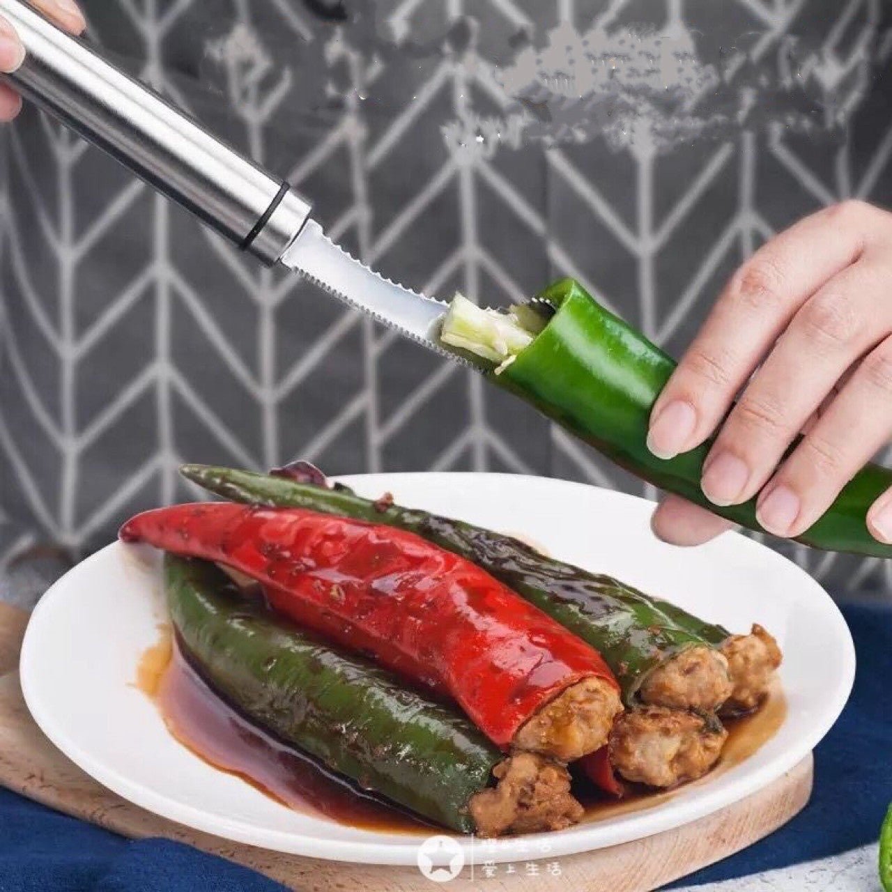 Stainless Steel Household Kitchen Utensils Core Remover - Expo GSilver0