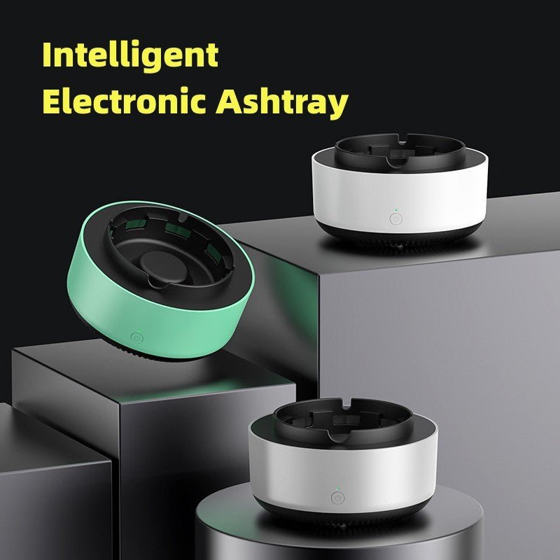 Smoke Removal Air Purification Ashtray Anion Purification Practical Automatic Purifier Ashtray Portable Gadgets For Car Ashtray - Expo GStarry Sky Green0
