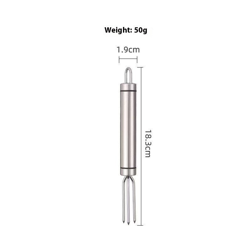 Stainless Steel Household Kitchen Multi - functional Corn Shovel - Expo GCorn Hairpin OPP Bag0