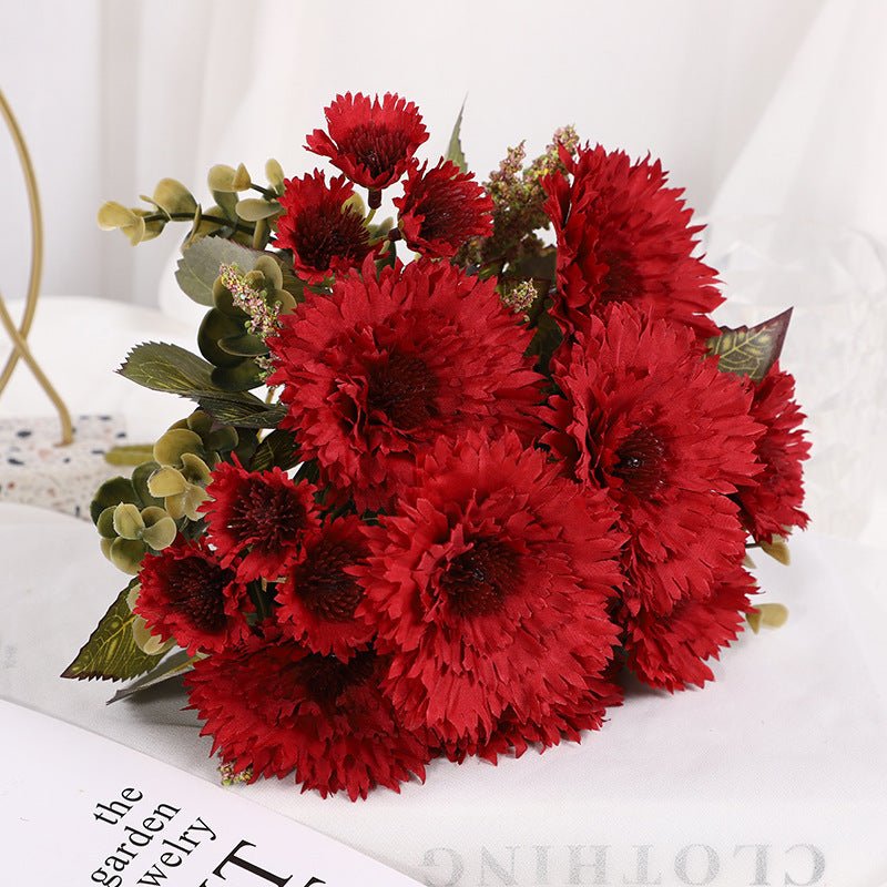 Home Filming Prop Decoration Fake Flowers - Expo GWine Red0