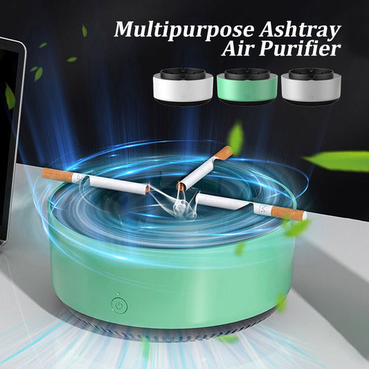 Smoke Removal Air Purification Ashtray Anion Purification Practical Automatic Purifier Ashtray Portable Gadgets For Car Ashtray - Expo GStarry Sky Green0