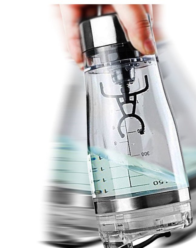 Electric Protein Shake Stirrer USB Shake Bottle Milk Coffee Blender Kettle Sports And Fitness Charging Electric Shaker Cup - Expo GWhiteUSB450ml0