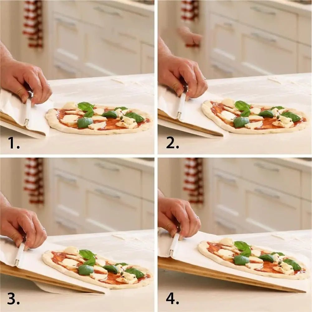 Kitchen Gadgets Sliding Pizza Shovel Non Stick Pizza Smooth Cutting Board Storage Transfer Board Kitchen Baking Tool - Expo GPizza Transfer Shovel0