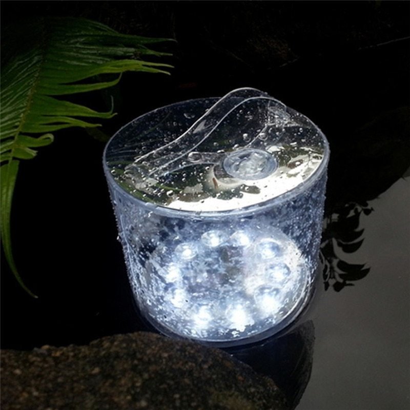 Inflatable Solar Light LED Solar Powered Foldable Light Outdoor Garden Yard Emergency Solar Road Lamp - Expo Gdefault0
