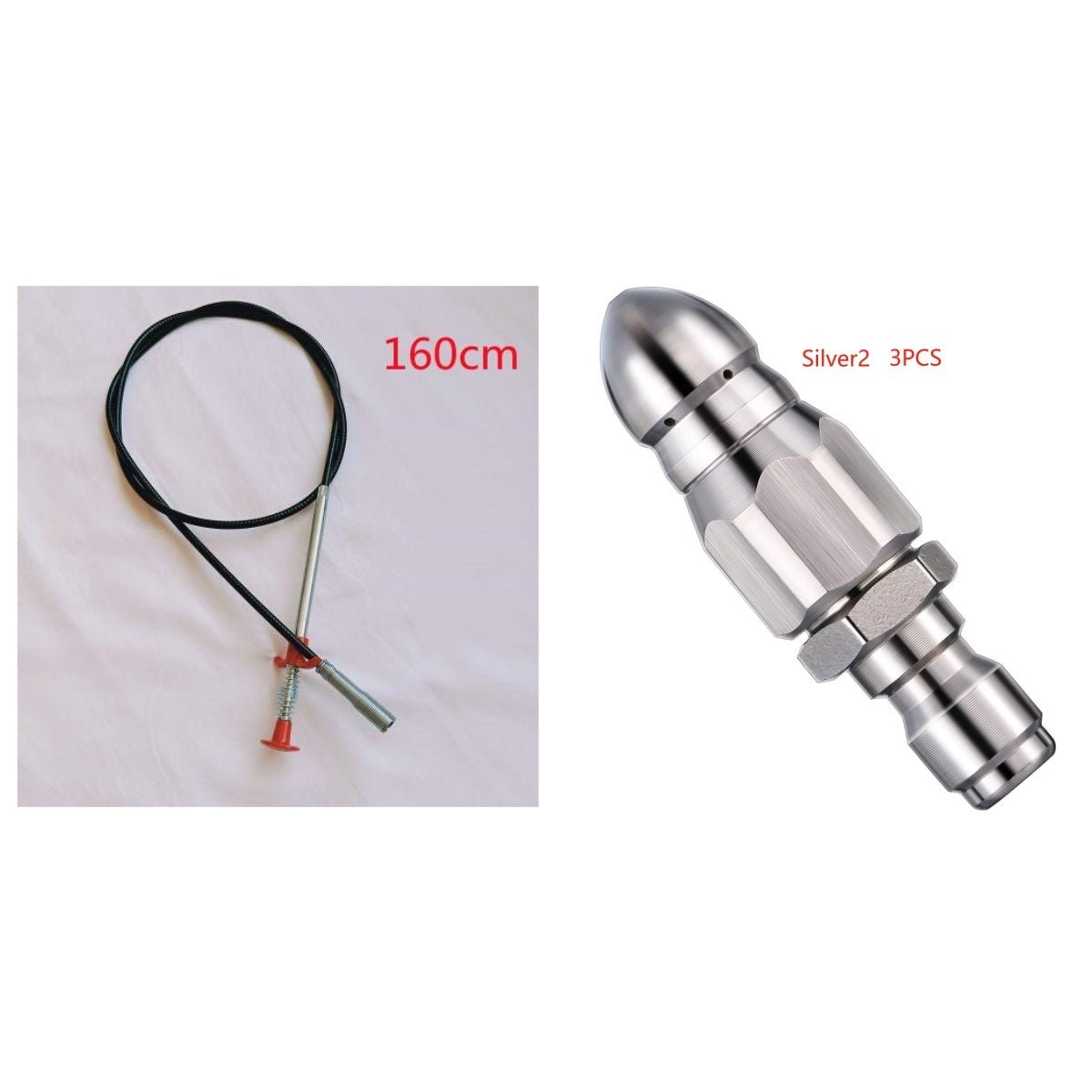 60CM Sewer Dredger Spring Pipe Dredging Tool Household Hair Cleaner Drain Clog Remover Cleaning Tools Household For Kitchen Sink Kitchen Gadgets - Expo GBlack 160cm Set0
