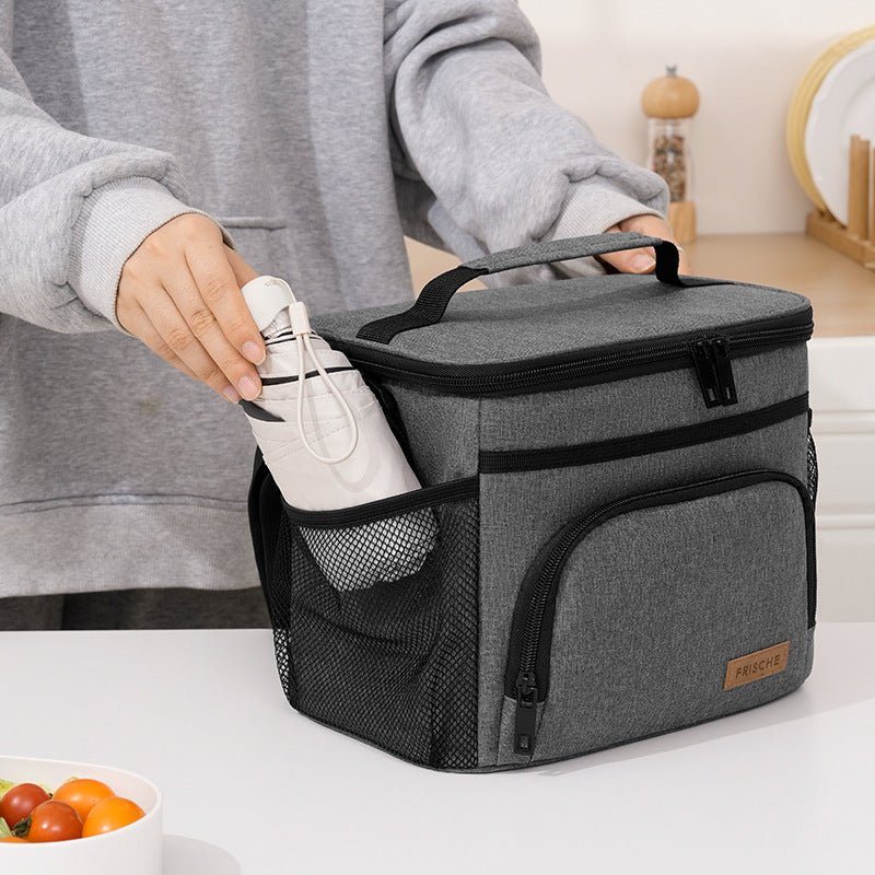Office Worker Packed Lunch Outdoor Picnic Portable Insulated Bag - Expo GBlack0