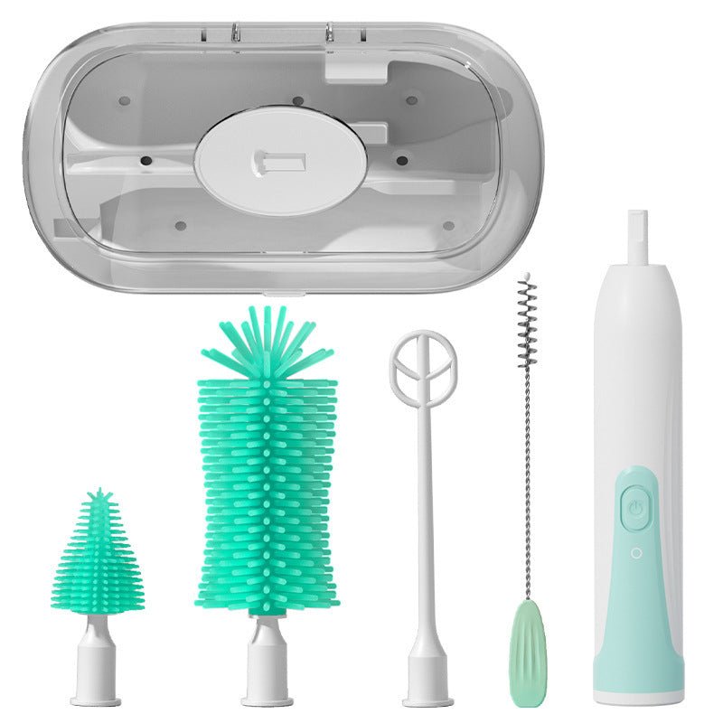 Silicone Nursing Bottle Cleaning Brush For Babies - Expo G010 Green SuitUSB0