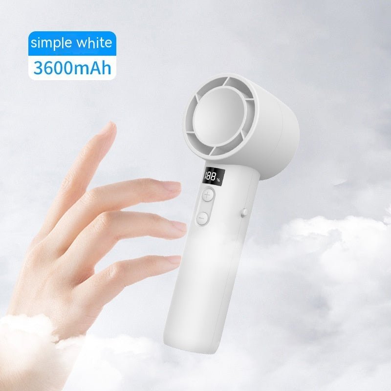 Handheld Fan USB Charging Desktop Mute - Expo GWhiteUSB0
