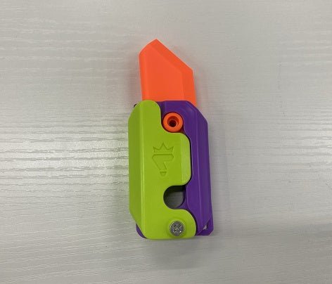 3D Printing Gravity Cub Jumping Small Radish Knife Mini Model Student Prize Pendant Decompression Toy For Children Gift - Expo GOrange Purple Green0