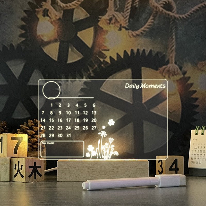 Creative Note Board Creative Led Night Light USB Message Board Holiday Light With Pen Gift For Children Girlfriend Decoration Night Lamp - Expo GHorizontal rectangle4