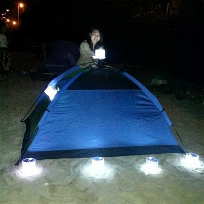 Inflatable Solar Light LED Solar Powered Foldable Light Outdoor Garden Yard Emergency Solar Road Lamp - Expo Gdefault0