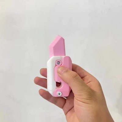 3D Printing Gravity Cub Jumping Small Radish Knife Mini Model Student Prize Pendant Decompression Toy For Children Gift - Expo GOrange Purple Green0