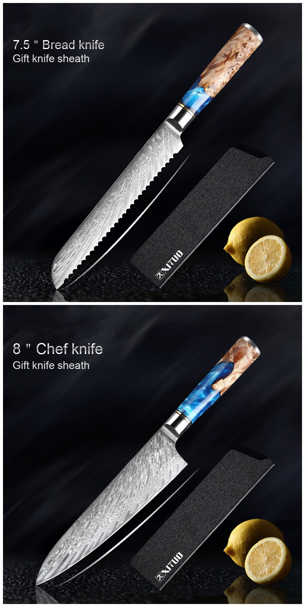 Kitchen Knife Set Chef's Knife Meat Chopping Knife - Expo GChefs Knives and Bread Knives0