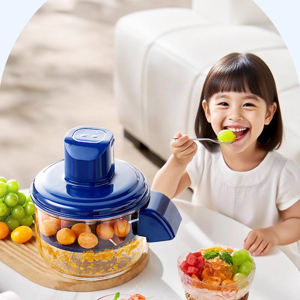 Automatic Electric Grape Peeler Electric Rechargeable Fruit Peeling Machine Hands - Free Skin Remover Home Kitchen Supplies Kitchen Gadgets - Expo GBlue0