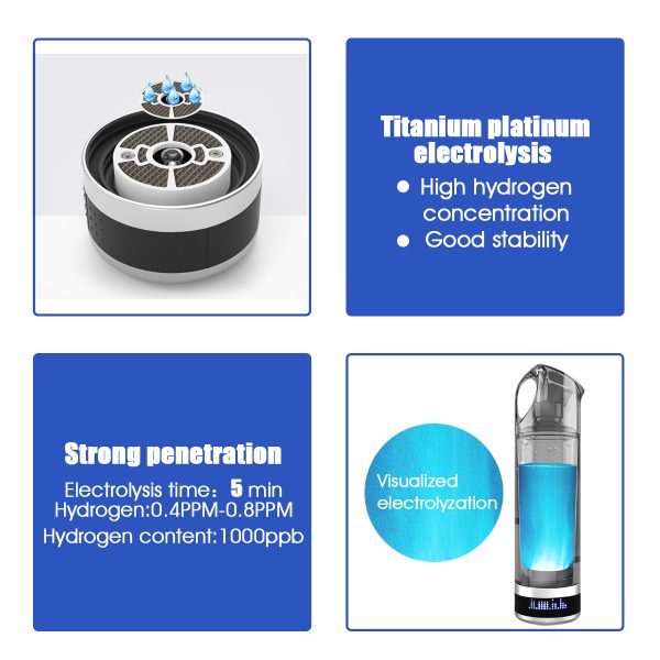 Hydrogen Oxygen Separation Hydrogen Rich Water Cup Gift - Expo G501to600mlDrinkware