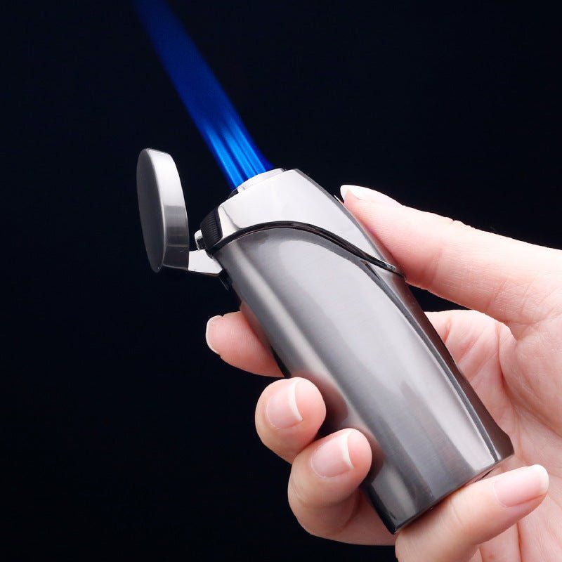 Rechargeable Gas Mixed Lighter Personality Dolphin - Expo GBlack Nickel BrushedUSB0