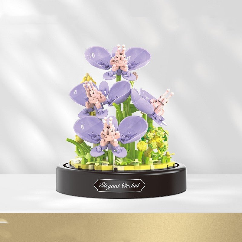 Small Particle Assembly Rose Decoration Toys - Expo GStyle 163450